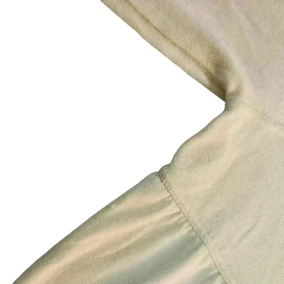 Elliott & Vine Sweater Size XL Soft Yellow Cream Puff Top Longsleeve *See Descri - Picture 12 of 14